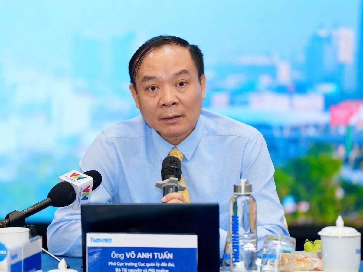 Ông Võ Anh Tuấn - Phó cục trưởng Cục Quản lý đất đai thuộc Bộ Nông nghiệp và Môi trường chia sẻ.