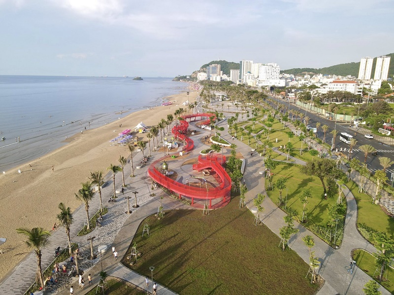 Công viên Bãi Sau sẽ hoàn thành đưa vào hoạt động, phục vụ người dân, du khách vào dịp lễ 2/9