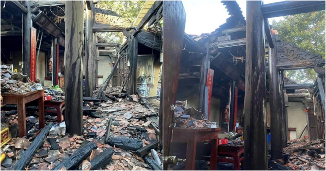 Hưng Yên: Xác định nguyên nhân ban đầu vụ cháy di tích quốc gia chùa Báo Quốc