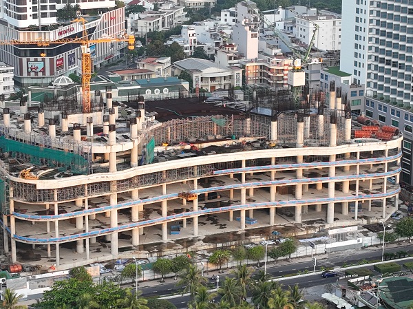 Dự án Tripocana tại đường Trấn Phú, Nha Trang, Khánh Hòa, khởi công nhiều năm nhưng vướng mắc pháp lý nay vẫn chưa tiếp tục thực hiện dự án