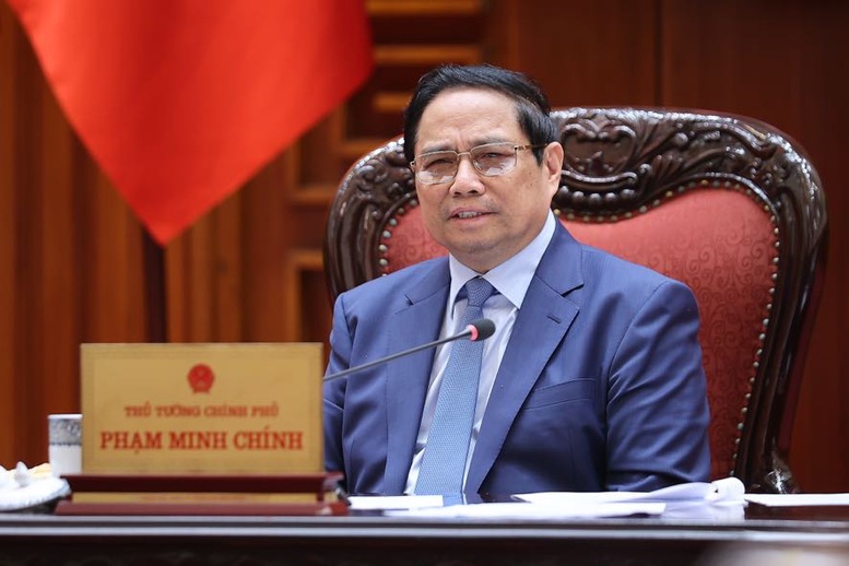 Thủ tướng Phạm Minh Chính phát biểu kết luận, cho ý kiến về từng nội dung - Ảnh: VGP/Nhật Bắc Thủ tướng Phạm Minh Chính phát biểu kết luận, cho ý kiến về từng nội dung - Ảnh: VGP/Nhật Bắc