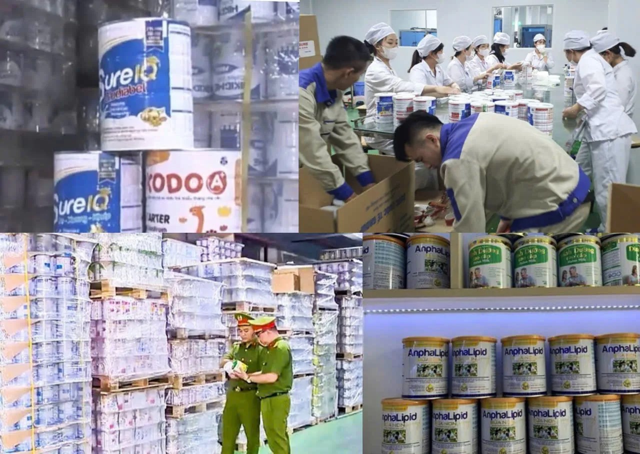Một số mẫu sữa bột bị cơ quan chức năng thu hồi vì không đạt chất lượng như công bố – một trong những minh chứng về tác hại của việc tự công bố sản phẩm thiếu kiểm soát. (Nguồn: Bộ Công an)