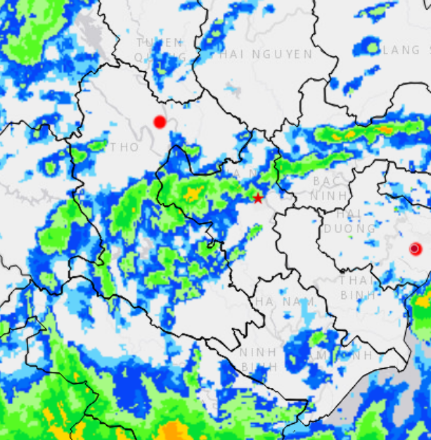 Bão số 3 gây mưa lớn, dông lốc cục bộ ở nội thành Hà Nội, cảnh báo thiên tai cấp 1