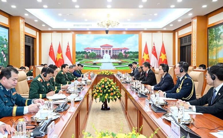 Quân đội Việt Nam và Singapore tăng cường hợp tác tin cậy, toàn diện, thực chất