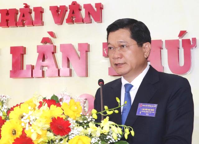 Phó Chủ tịch Thường trực HĐND thành phố Trần Phước Sơn phát biểu chỉ đạo Đại hội Đảng bộ phường Hải Vân. Phó Chủ tịch Thường trực HĐND thành phố Trần Phước Sơn phát biểu chỉ đạo Đại hội Đảng bộ phường Hải Vân.