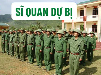 Quy định mới về tiêu chuẩn tuyển chọn; trình tự, thủ tục đăng ký, quản lý sĩ quan dự bị