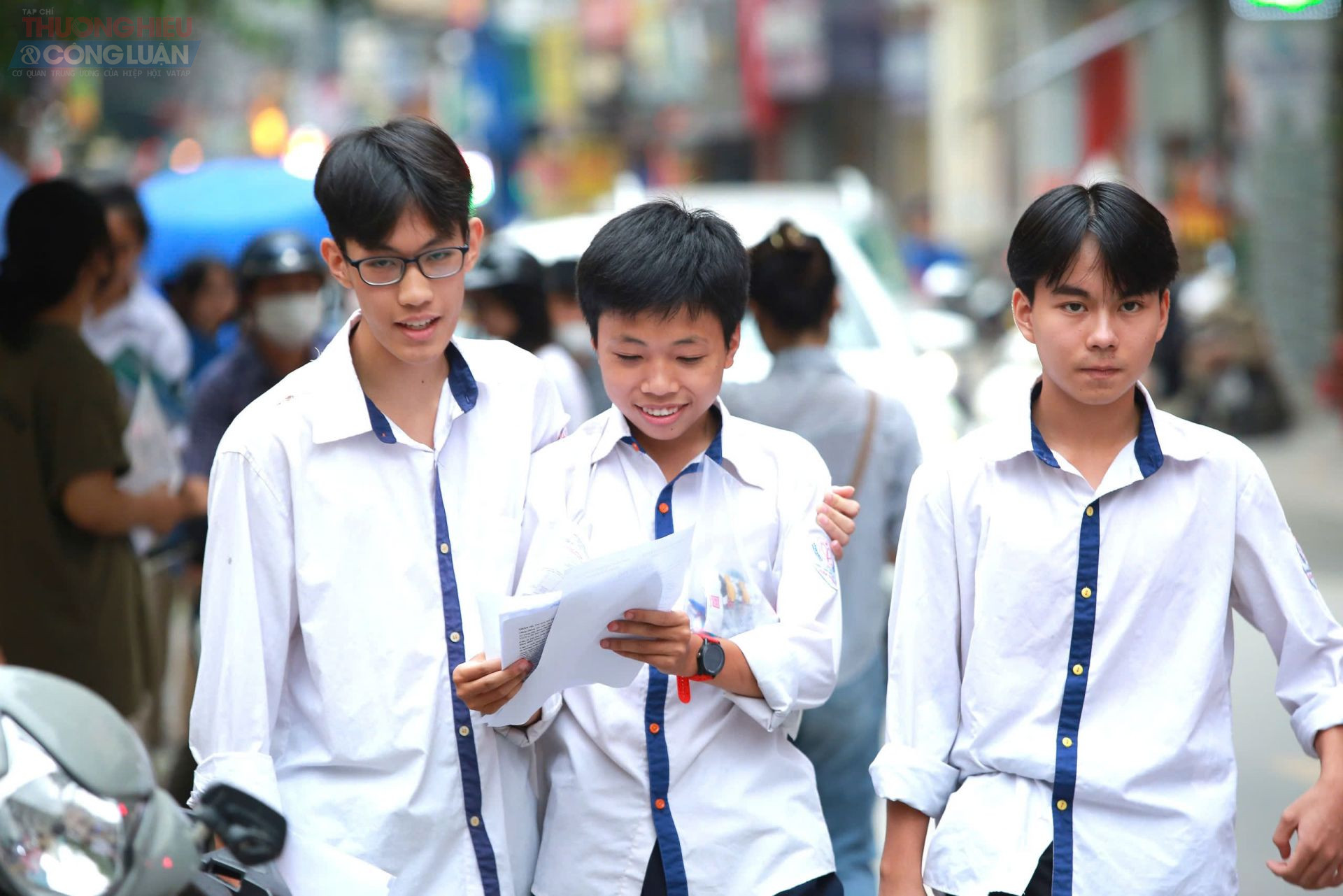 Thí sinh dự thi tốt nghiệp trung học phổ thông năm 2025. Ảnh: Huế Minh