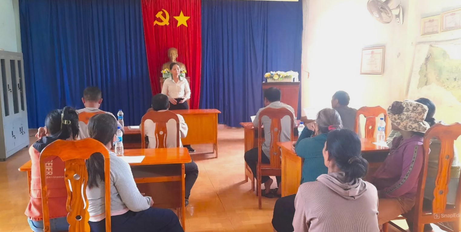 Tư vấn tuyển dụng tại thôn Kênh Mek, xã Ia Le, tỉnh Gia Lai