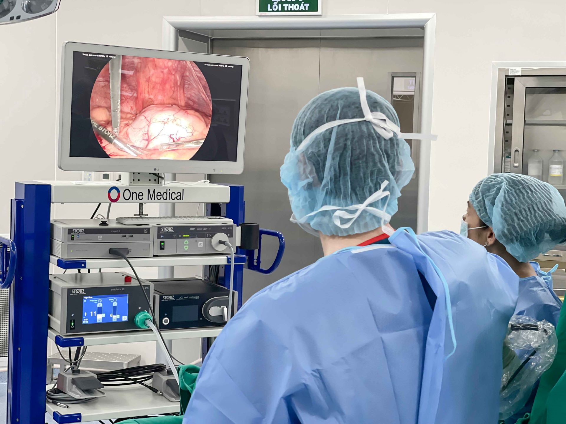 Bệnh nhân hồi phục tốt sau mổ, được chăm sóc trong môi trường đạt chuẩn, không cần chuyển viện lên tuyến trên.