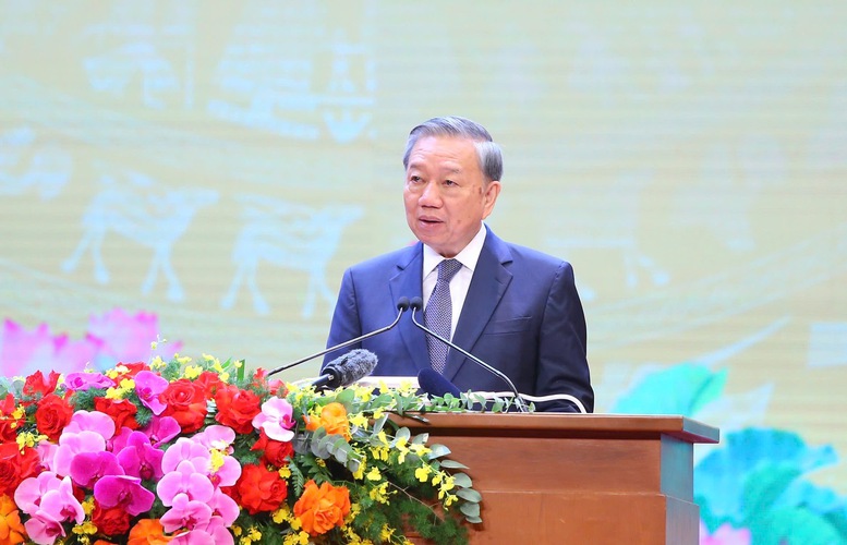 Tổng Bí thư Tô Lâm phát biểu tại cuộc gặp mặt Tổng Bí thư Tô Lâm phát biểu tại cuộc gặp mặt