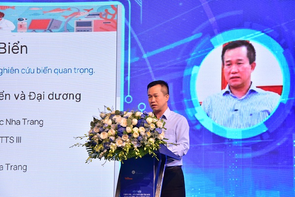 Ông Chu Thức Đạt- Phó Cục trưởng -Cục đổi mới sáng tạo, Bộ Khoa học và Công nghệ tham luận