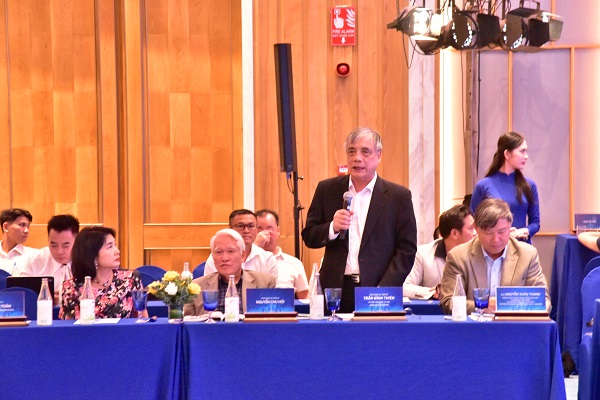 PGS.TS. Trần Đình Thiên- Ủy viên Hội đồng tư vấn chính sách Thủ Tướng phát biểu