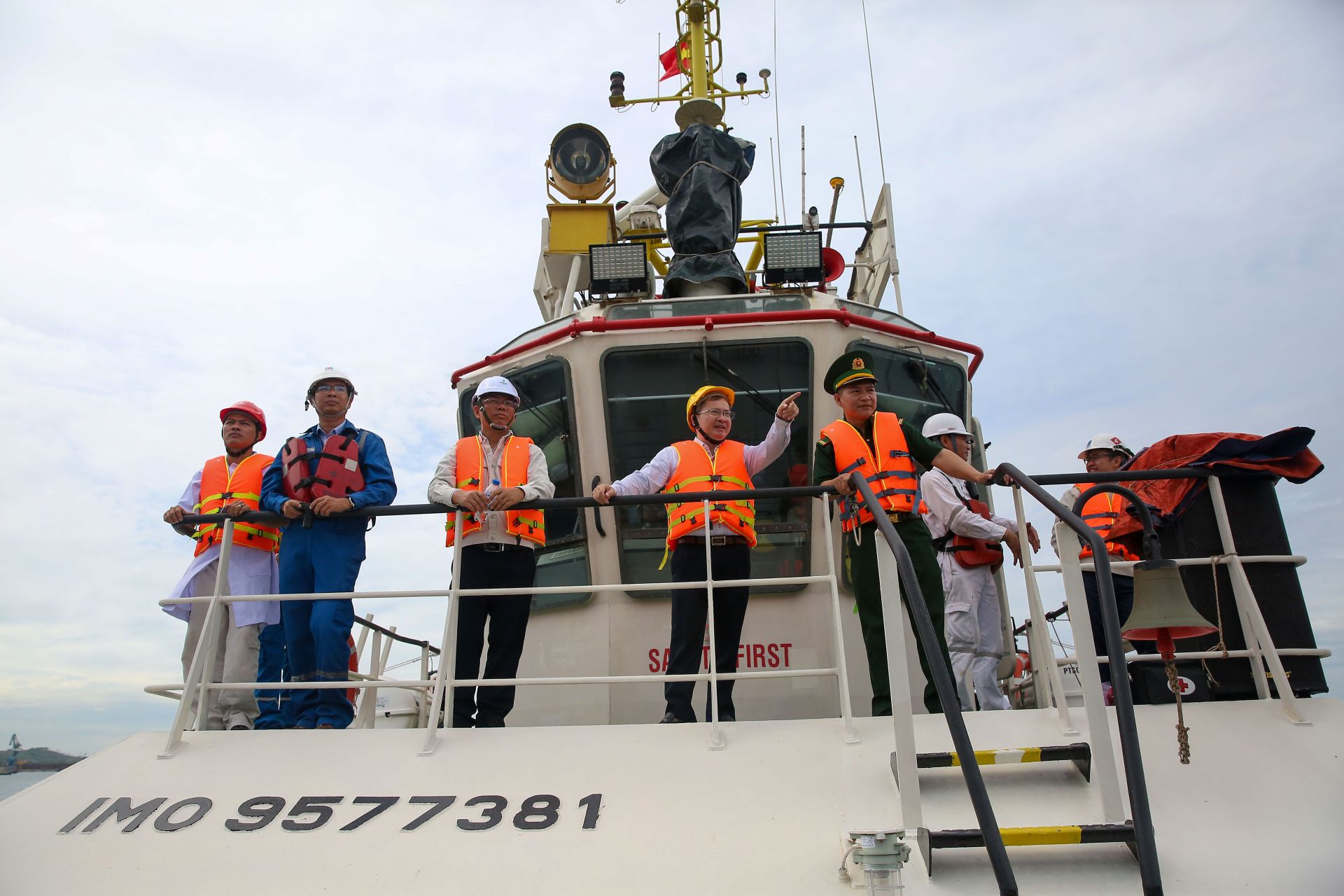 Lãnh đạo BSR và đại diện lãnh đạo các đơn vị liên quan trực tiếp giám sát cuộc diễn tập