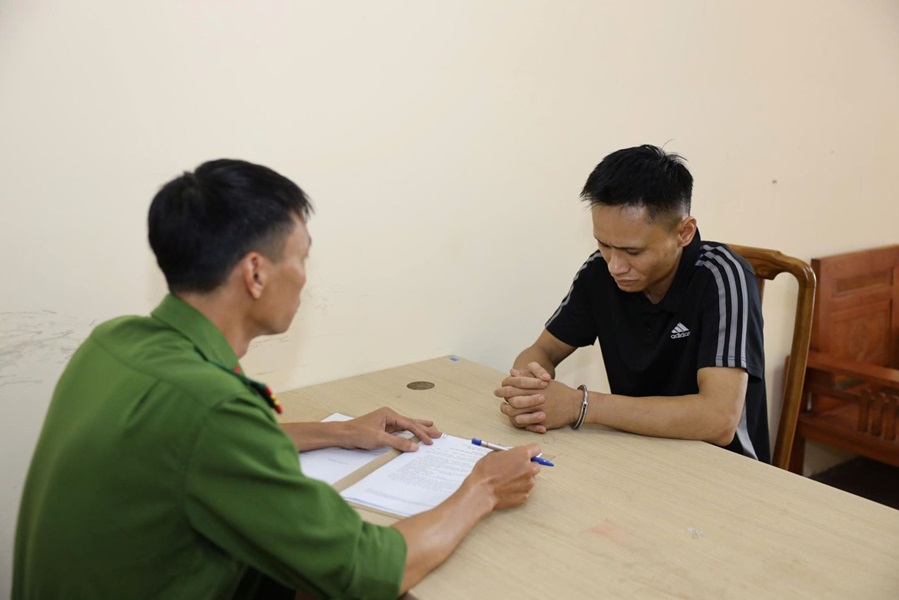 Các đối tượng khai nhận tại cơ quan công an