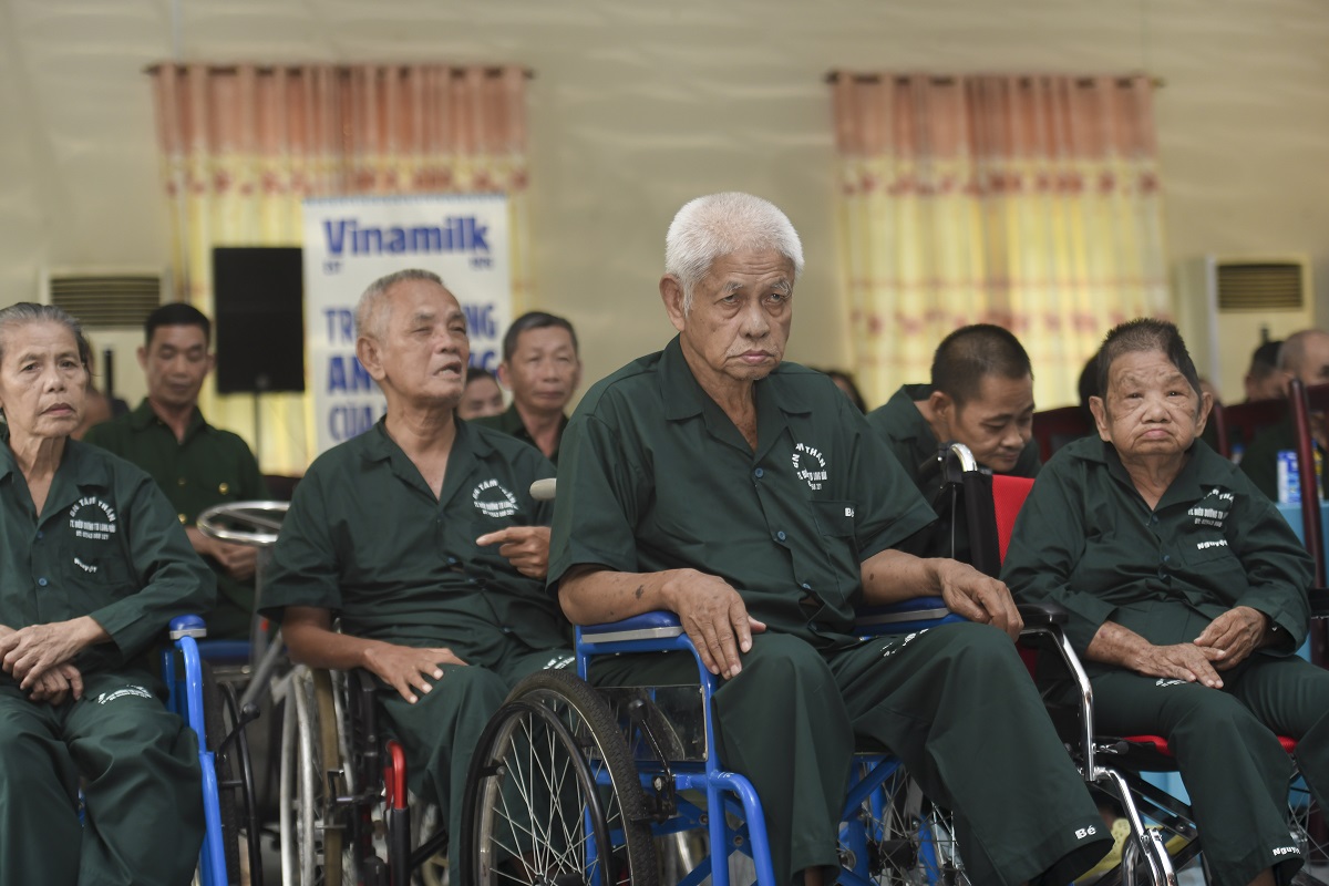 Trở về từ chiến trường, những người lính năm xưa mang trong mình những di chứng nghiệt ngã của chiến tranh (Ảnh: Thanh Bình).