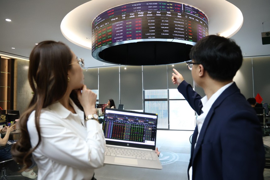 VN-Index hôm nay: Nhà đầu tư nên duy trì tỷ lệ tiền mặt cao hơn cổ phiếu, tránh việc mua đuổi cổ phiếu. Ảnh internet.