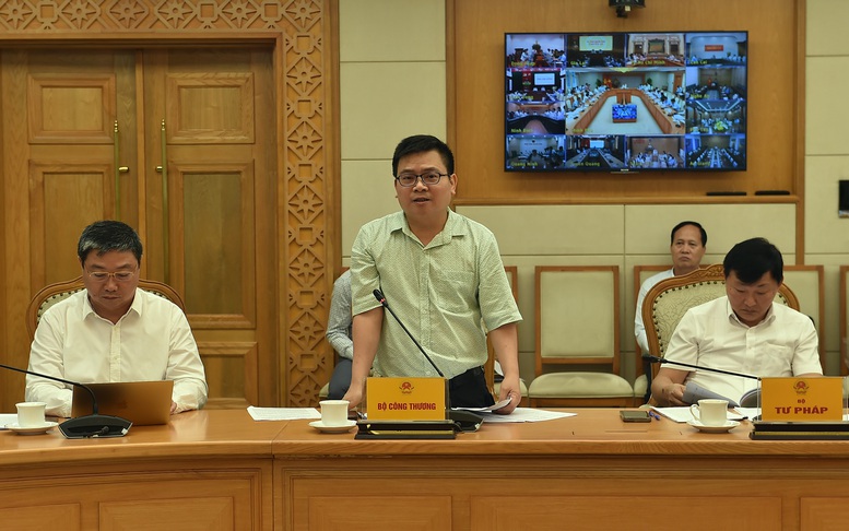 Các bộ, ngành, địa phương phát biểu tại phiên họp - Ảnh: VGP/Minh Khôi