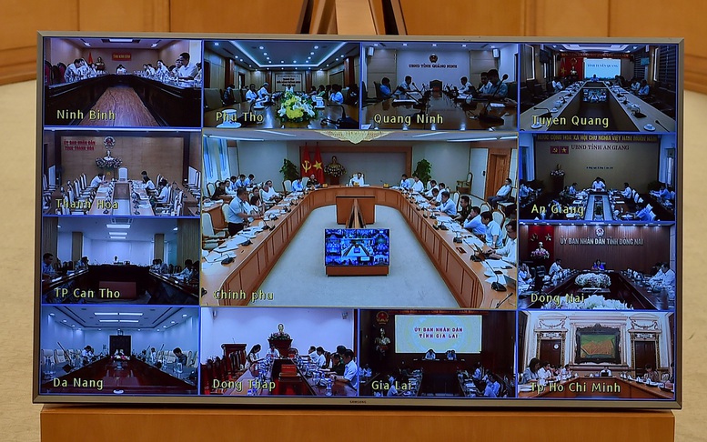 Các bộ, ngành, địa phương phát biểu tại phiên họp - Ảnh: VGP/Minh Khôi