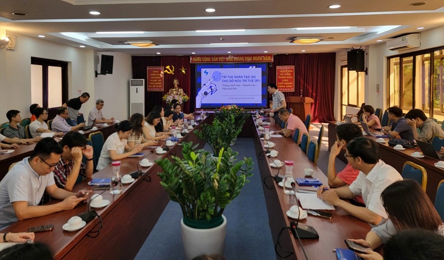 Toàn cảnh lớp tập huấn: “Trí tuệ nhân tạo (AI) cho Sở hữu trí tuệ (IP): Thông minh hơn - Nhanh hơn - Hiệu quả hơn”