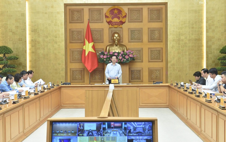 Phó Thủ tướng yêu cầu đẩy nhanh tiến độ triển khai các công việc, nhiệm vụ được phân công theo đúng chỉ đạo - Ảnh: VGP/Giang Thanh