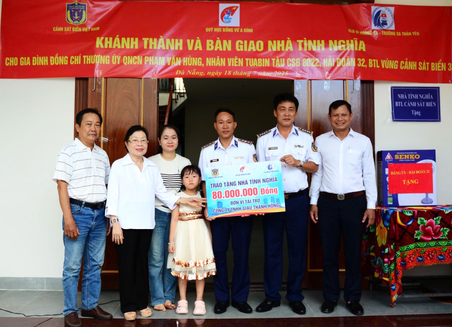 Bộ Tư lệnh Vùng Cảnh sát Biển 3 tổ chức nhiều hoạt động “Đền ơn đáp nghĩa”