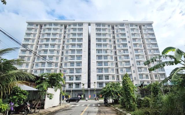 Chung cư xã hội cho người có công với cách mạng tại đường Vũ Mộng Nguyên.