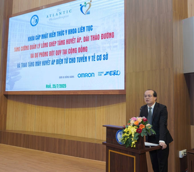 PGS.TS Phạm Minh Tâm phát biểu tại sự kiện