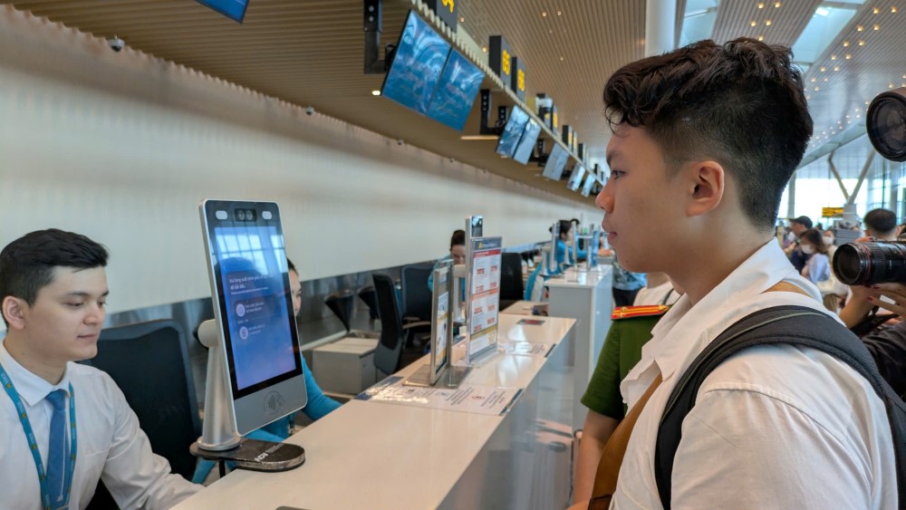 Từ ngày 26/7, hành khách đến nhà ga T3 Tân Sơn Nhất được nhận diện khuôn mặt