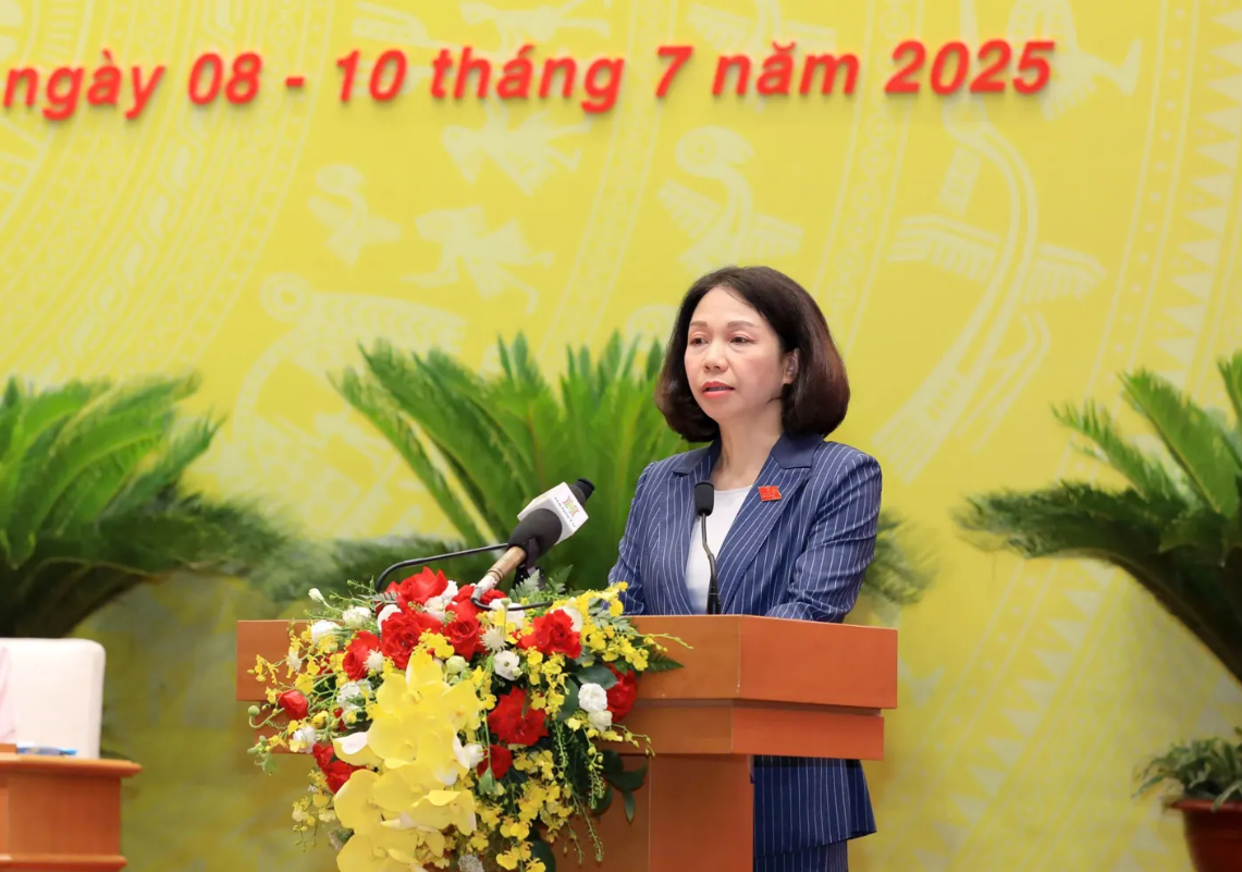 Phó Chủ tịch UBND TP Hà Nội Vũ Thu Hà làm rõ một số nội dung đại biểu quan tâm