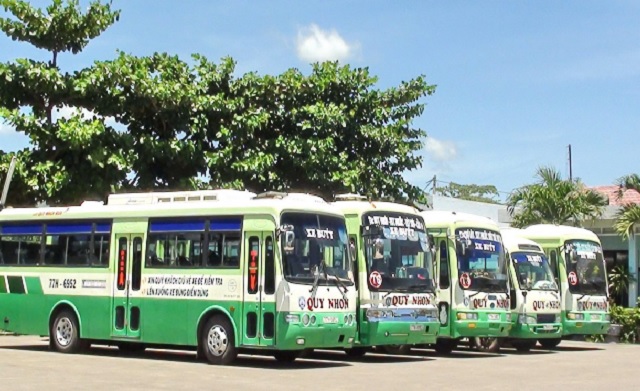 Xe buyt Quy Nhơn Ảnh: B-Minh Xe buyt Quy Nhơn Ảnh: B-Minh
