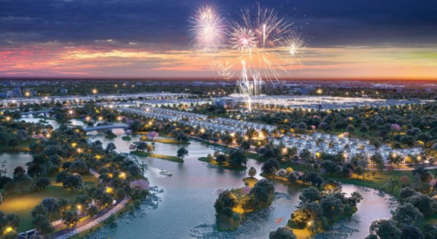 Dự án Khu đô thị cao cấp Mê Linh với tổng mức đầu tư 15.000 tỷ đồng. Ảnh: Minh họa (Sun Property)