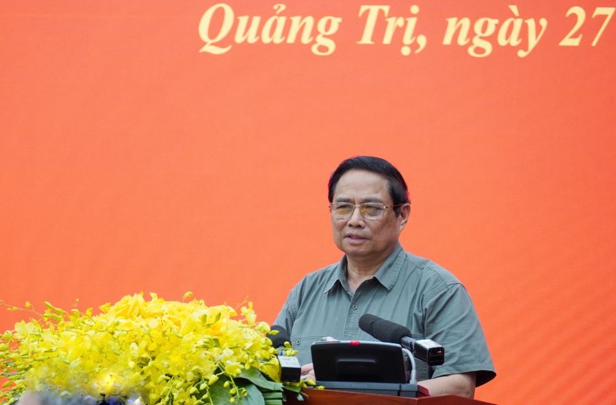 Thủ tướng yêu cầu tỉnh Quảng Trị tiếp tục phát huy hiệu quả tiềm năng, lợi thế, tinh thần đoàn kết, dám nghĩ, dám làm, dám đột phá...