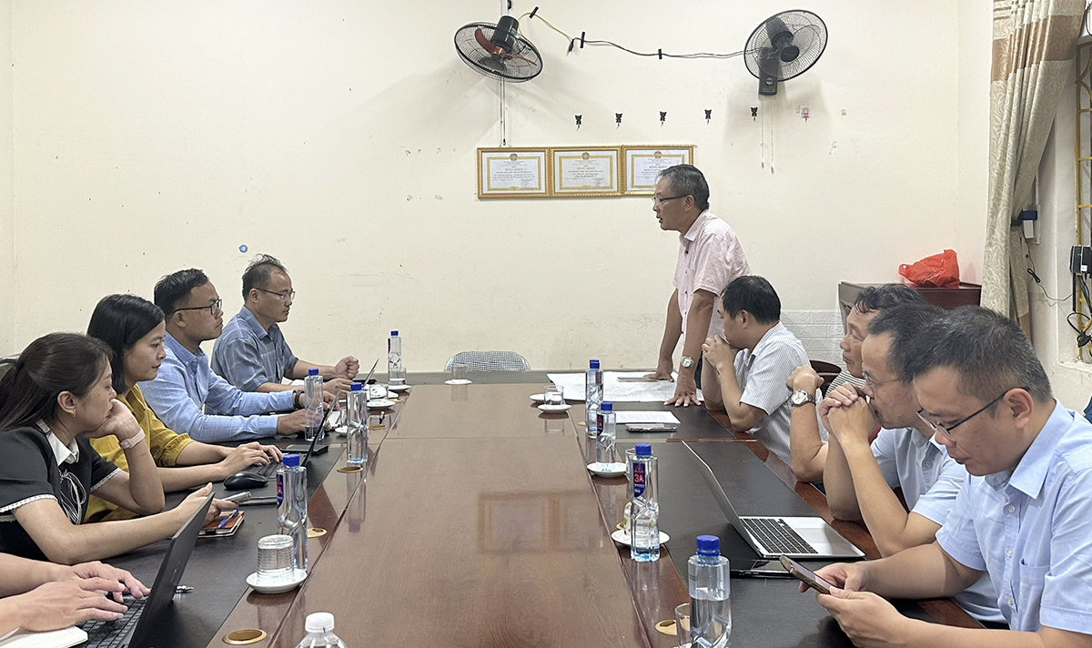 Lãnh đạo EVNNPT làm việc với chính quyền xã Mường Than về Dự án lắp máy biến áp thứ 3 Trạm biến áp 220kV Than Uyên