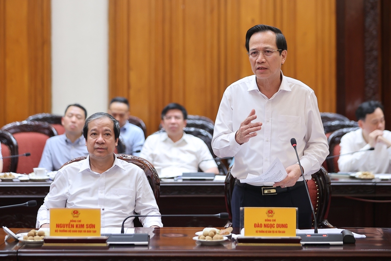 Bộ trưởng Bộ Dân tộc và Tôn giáo Đào Ngọc Dung phát biểu - Ảnh: VGP/Nhật Bắc