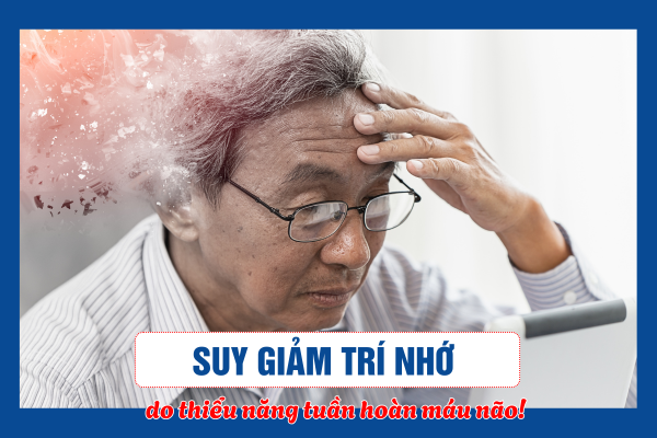 Cẩn trọng với suy giảm trí nhớ do thiểu năng tuần hoàn máu não