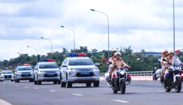 Công an Đắk Lắk ra quân đợt cao điểm bảo đảm an toàn gia thông và trật tự công cộng