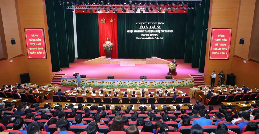 Tọa đàm kỷ niệm 95 năm Ngày thành lập Đảng bộ tỉnh Thanh Hóa