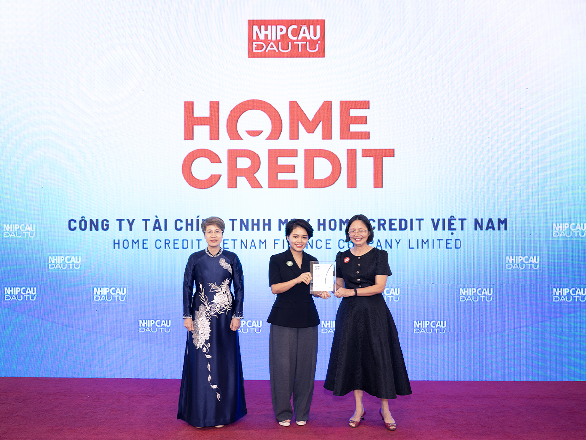 Home Credit được vinh danh tại Giải thưởng Top 50 Doanh nghiệp Phát triển Bền vững tiêu biểu 2025