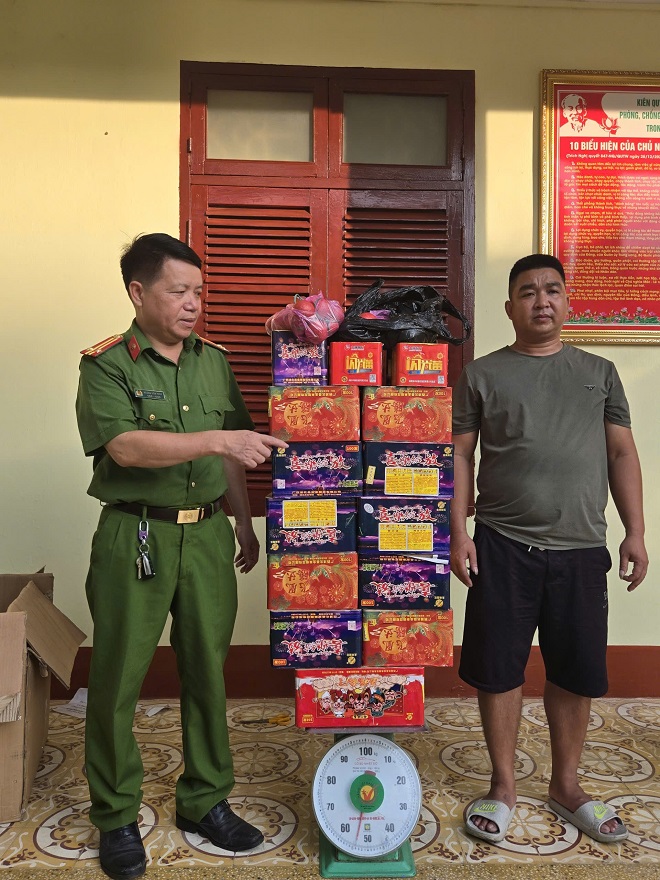 Tang vật vi phạm thu được