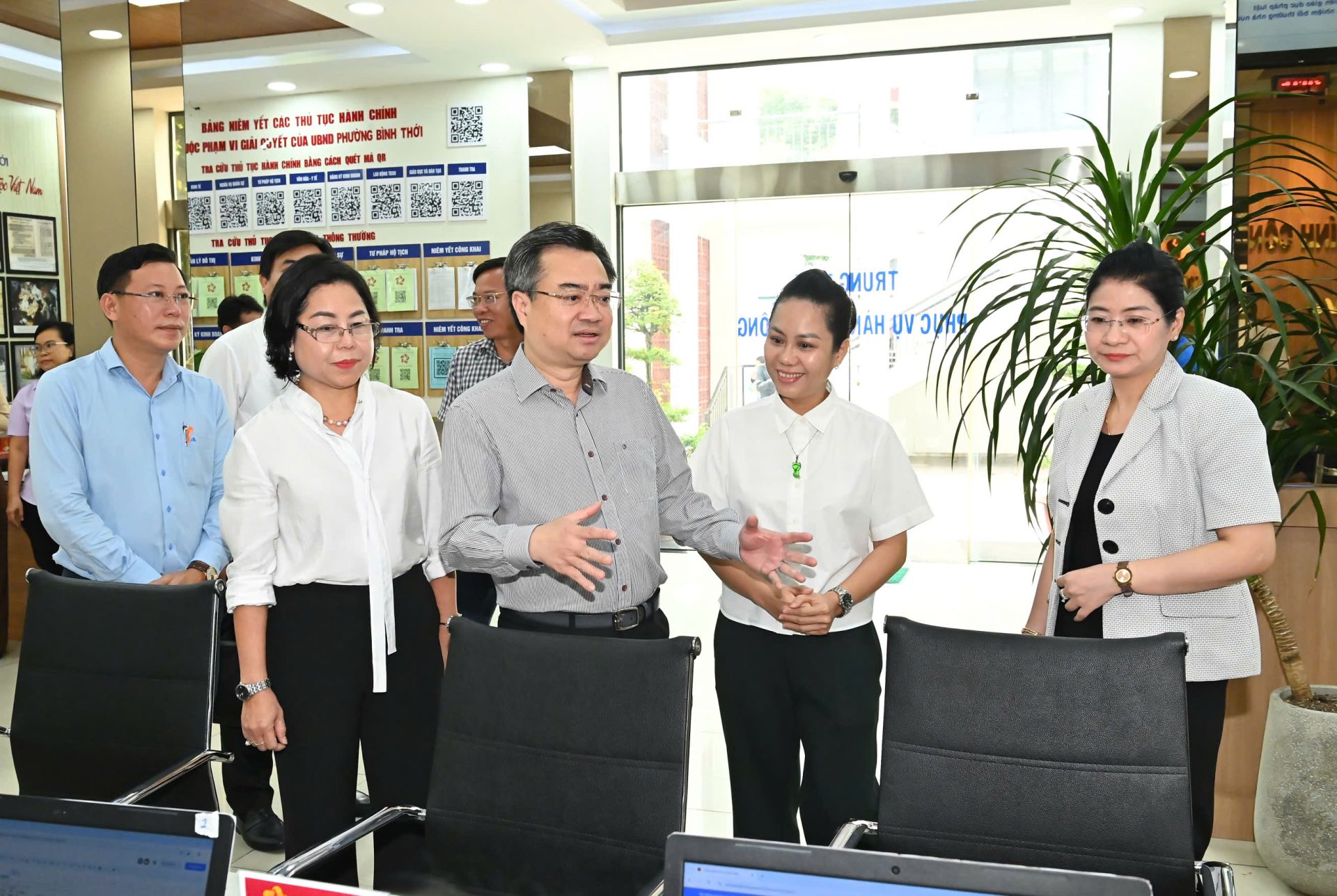 Phó Bí thư Thường trực Thành ủy TP. Hồ Chí Minh Nguyễn Thanh Nghị làm việc với cơ sở về tình hình hoạt động chung