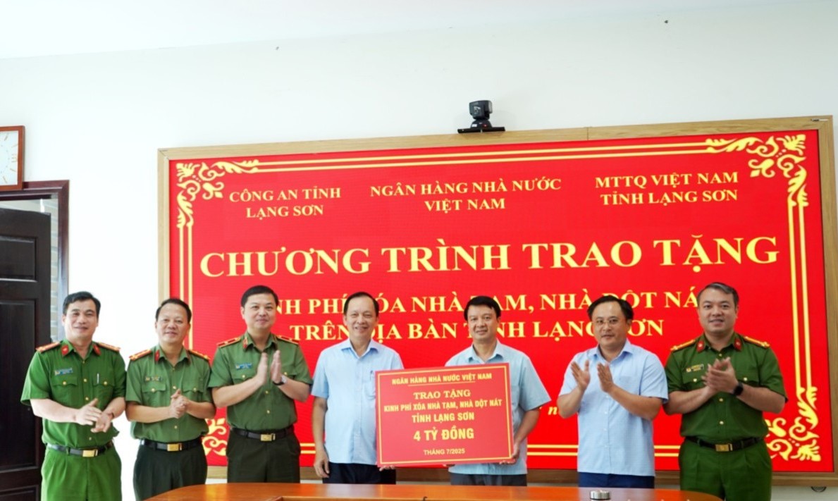 Lạng Sơn: Ngân hàng Nhà nước Việt Nam hỗ trợ 4 tỷ đồng xóa nhà tạm, nhà dột nát