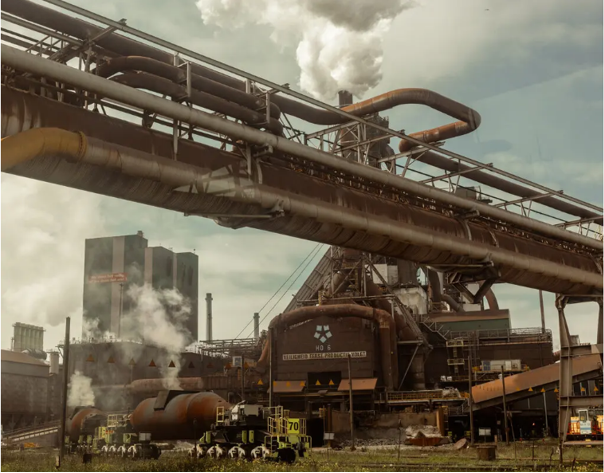 Lò cao tại Tata Steel. Trong thập kỷ qua, làn sóng thép giá rẻ khổng lồ từ Trung Quốc đã thay đổi thị trường toàn cầu. Nay, các nhà sản xuất thép châu Âu còn phải đối mặt với mức thuế nặng nề từ Mỹ. Ảnh Desiré van den Berg cho The New York Times.
