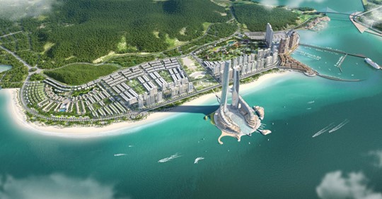 Quần thể đô thị Sun Elite City phát triển đa dạng loại hình dịch vụ du lịch, bất động sản. (Ảnh: Sun Property)