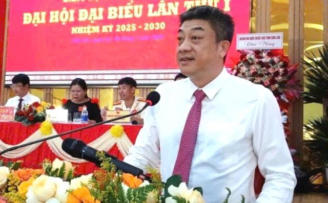 Ông Từ Thái Giang, Ủy viên Ban Thường vụ Tỉnh ủy phát biểu chỉ đạo đại hội. Ông Từ Thái Giang, Ủy viên Ban Thường vụ Tỉnh ủy phát biểu chỉ đạo đại hội.