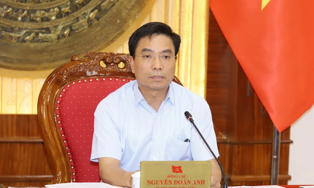 Bí thư Tỉnh ủy Nguyễn Doãn Anh chủ trì hội nghị.
