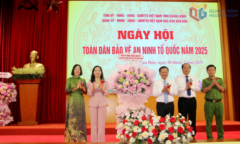 Đặc khu Vân Đồn tổ chức Ngày hội toàn dân bảo vệ an ninh Tổ quốc