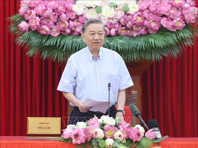 Tổng Bí thư Tô Lâm phát biểu. Ảnh: Thống Nhất/TTXVN Tổng Bí thư Tô Lâm phát biểu. Ảnh: Thống Nhất/TTXVN