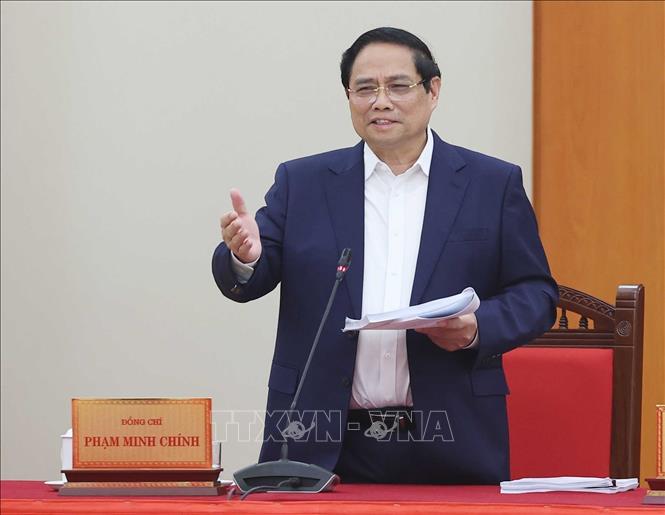 Thủ tướng Phạm Minh Chính phát biểu. Ảnh: Thống Nhất/TTXVN Thủ tướng Phạm Minh Chính phát biểu. Ảnh: Thống Nhất/TTXVN