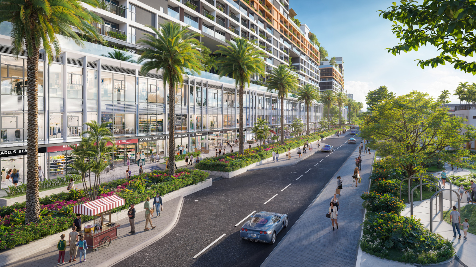 Mô hình “thành phố 5 phút” góp phần tạo nên hệ sinh thái đa tiện ích hiện đại cho cư dân