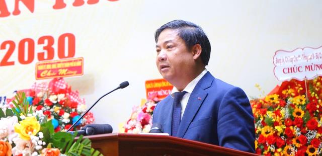 Chủ tịch UBND TP. Đà Nẵng Lương Nguyễn Minh Triết phát biểu tại Đại hội.